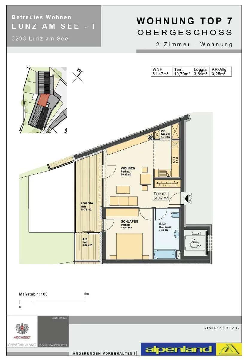 2-Zimmer-Wohnung mieten in Scheibbs – 51,01 m², € 699 – Bild 6 von 6