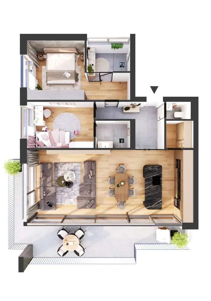 3-Zimmer-Wohnung kaufen in Vöcklabruck – 93,05 m² – Bild 6 von 6