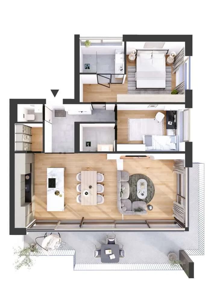 3-Zimmer-Wohnung kaufen in Vöcklabruck – 93,36 m² – Bild 5 von 5