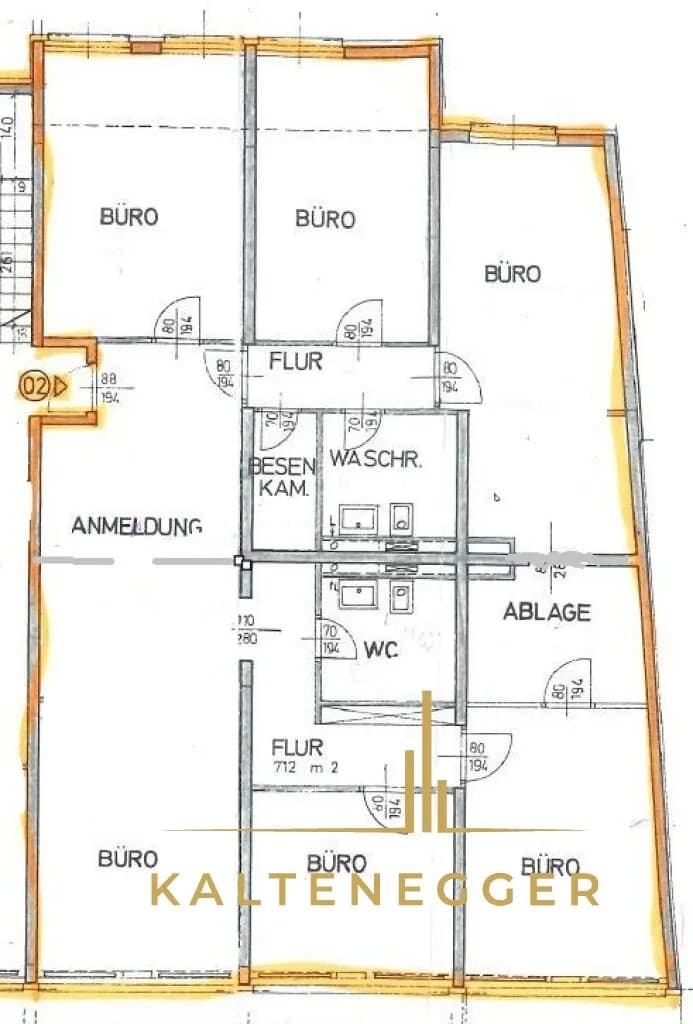 6-Zimmer-Gewerbeimmobilie mieten in Wien – 148 m², € 1.464 – Bild 16 von 17