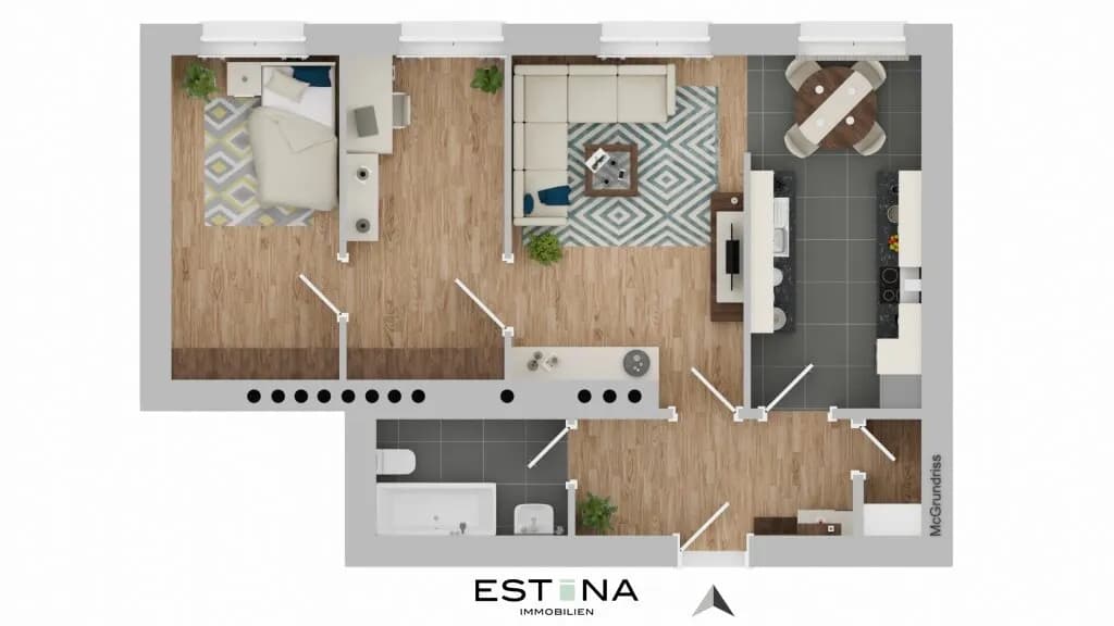 2-Zimmer-Wohnung mieten in Wien – 62 m², € 1.446 – Bild 7 von 7