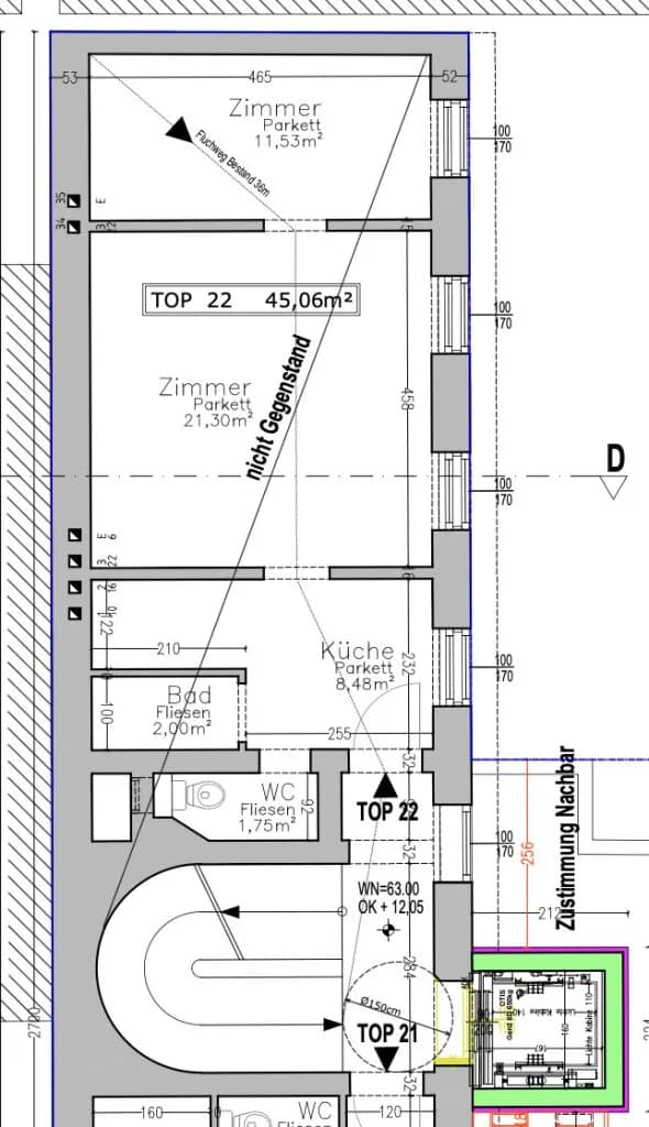 2-Zimmer-Wohnung kaufen in Wien – 44,07 m², € 171.873 – Bild 10 von 10