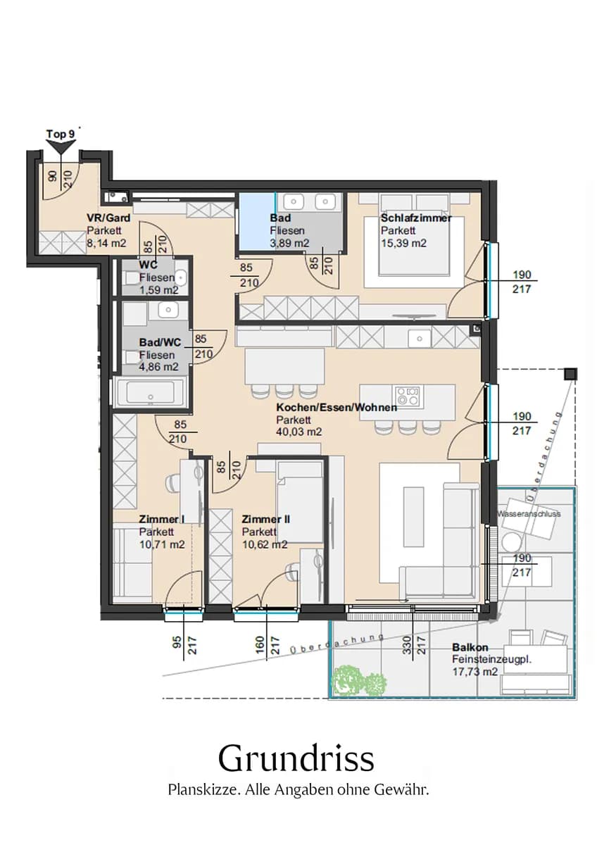 4-Zimmer-Wohnung kaufen in Mödling – 95 m², € 649.000 – Bild 6 von 6