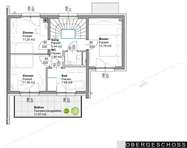 4-Zimmer-Haus kaufen in Mödling – 105 m², € 990.000 – Bild 8 von 9