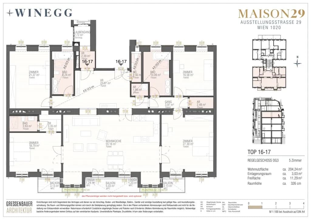 5-Zimmer-Wohnung kaufen in Wien – 201,77 m², € 2.380.000 – Bild 11 von 11