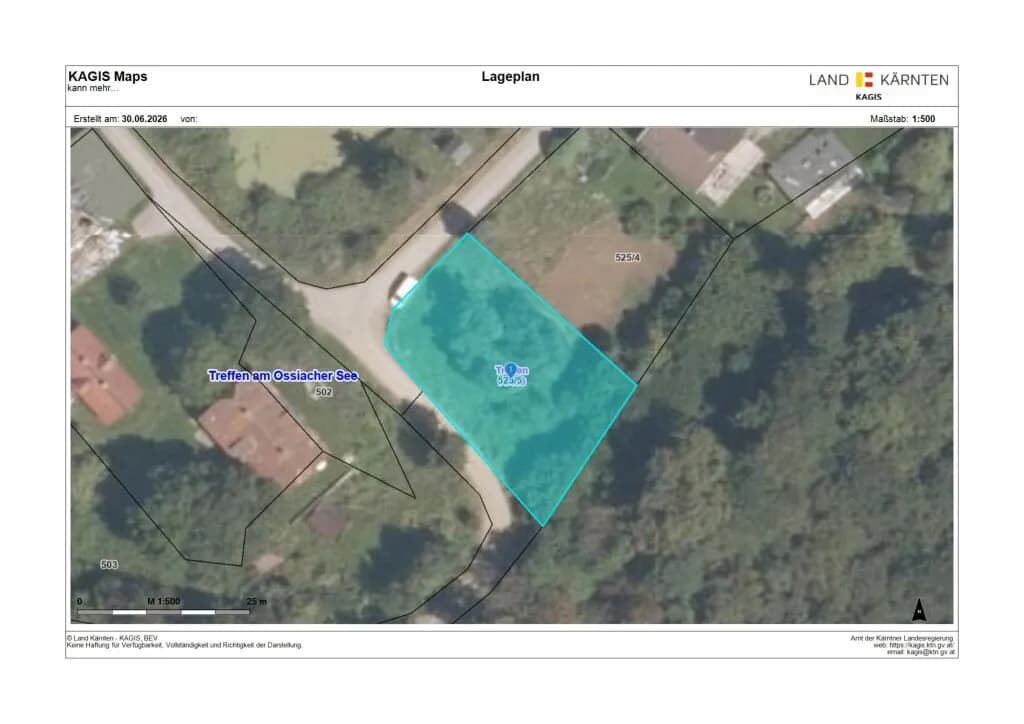 Grundstück kaufen in Villach Land – 768 m², € 72.960 – Bild 5 von 6