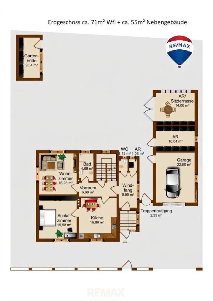 5-Zimmer-Haus kaufen in Jennersdorf – 135 m², € 219.000 – Bild 3 von 49