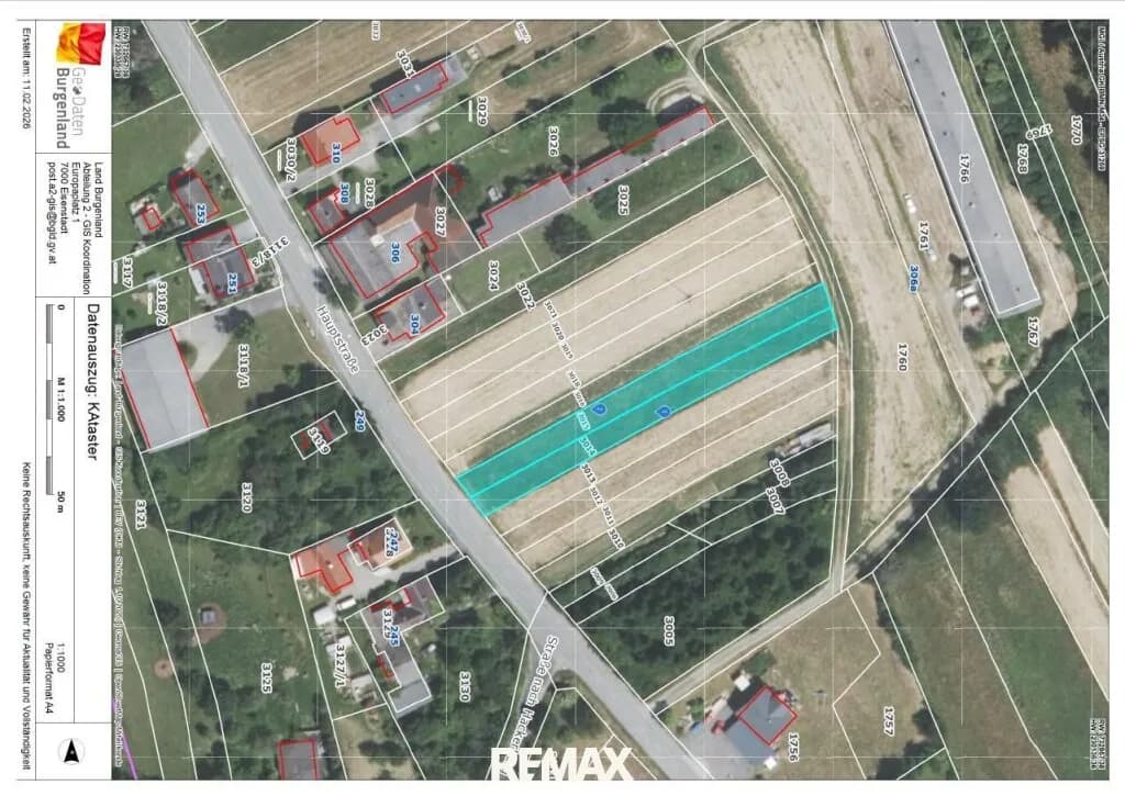 Grundstück kaufen in Güssing – 1 309 m², € 28.000 – Bild 4 von 5