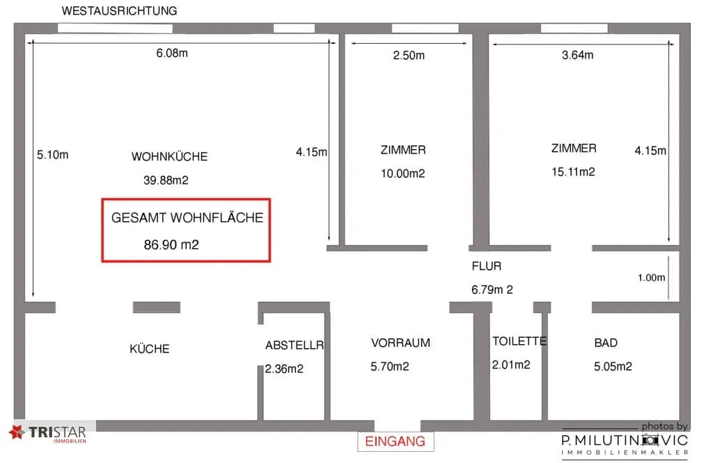 3-Zimmer-Wohnung kaufen in Wien – 87 m², € 369.000 – Bild 8 von 47