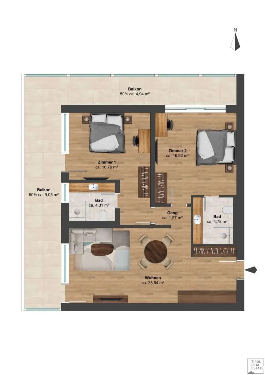 3-Zimmer-Wohnung kaufen in Imst – 72,44 m², € 795.000 – Bild 25 von 25