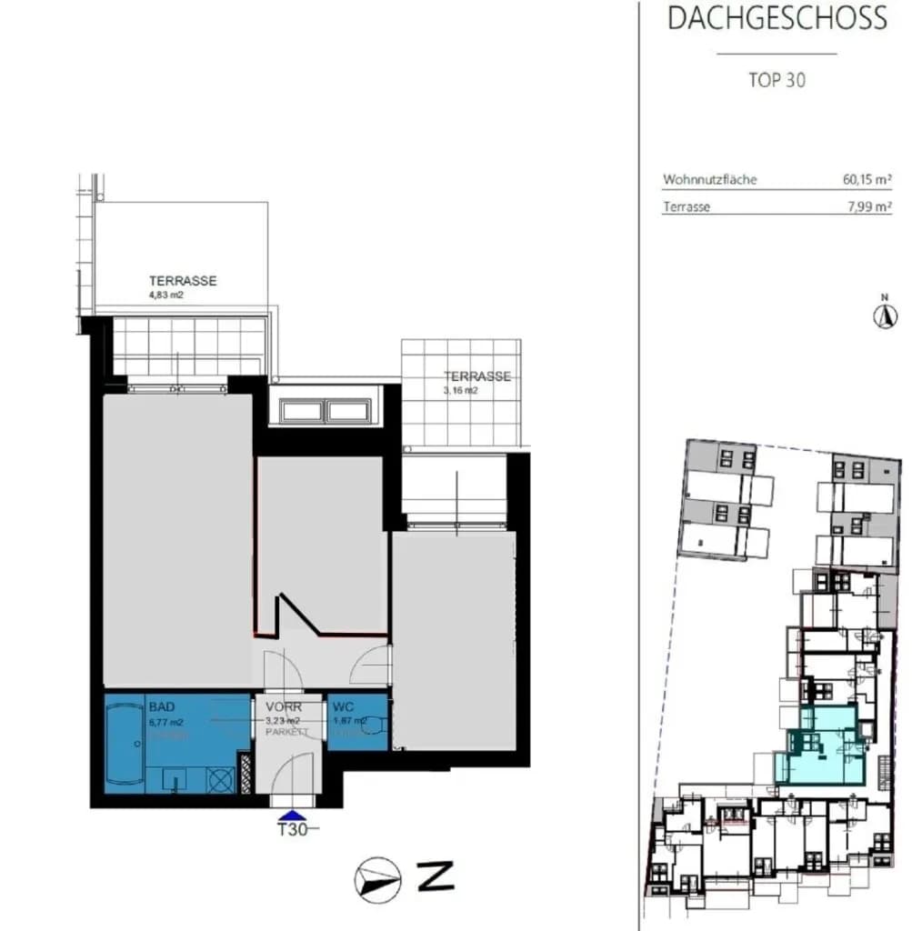 3-Zimmer-Wohnung mieten in Wien – 60,15 m², € 1.799 – Bild 18 von 18