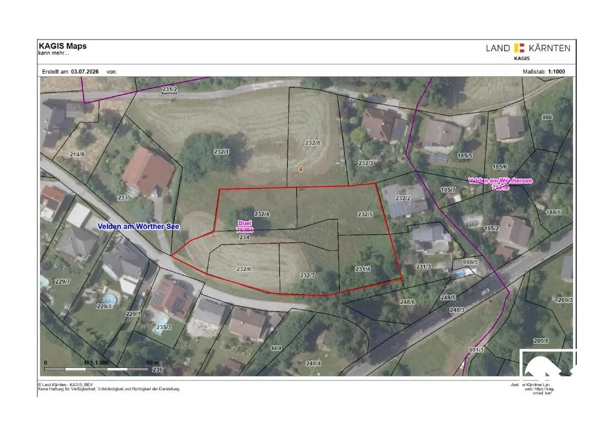 Grundstück kaufen in Villach Land – 666 m² – Bild 9 von 10