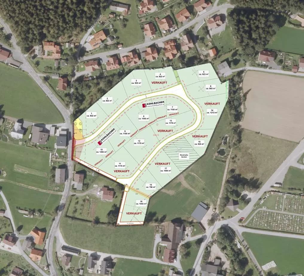 Grundstück kaufen in Weiz – 922 m², € 35.036