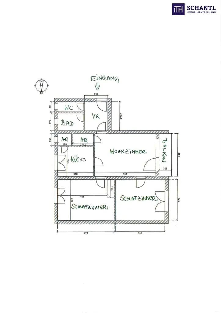3-Zimmer-Wohnung mieten in Graz – 71,87 m², € 950 – Bild 36 von 36