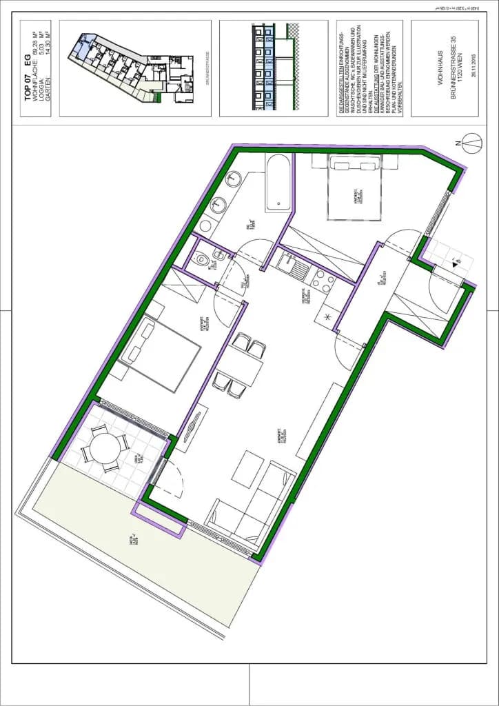 3-Zimmer-Wohnung mieten in Wien – 74,3 m², € 1.467 – Bild 12 von 12
