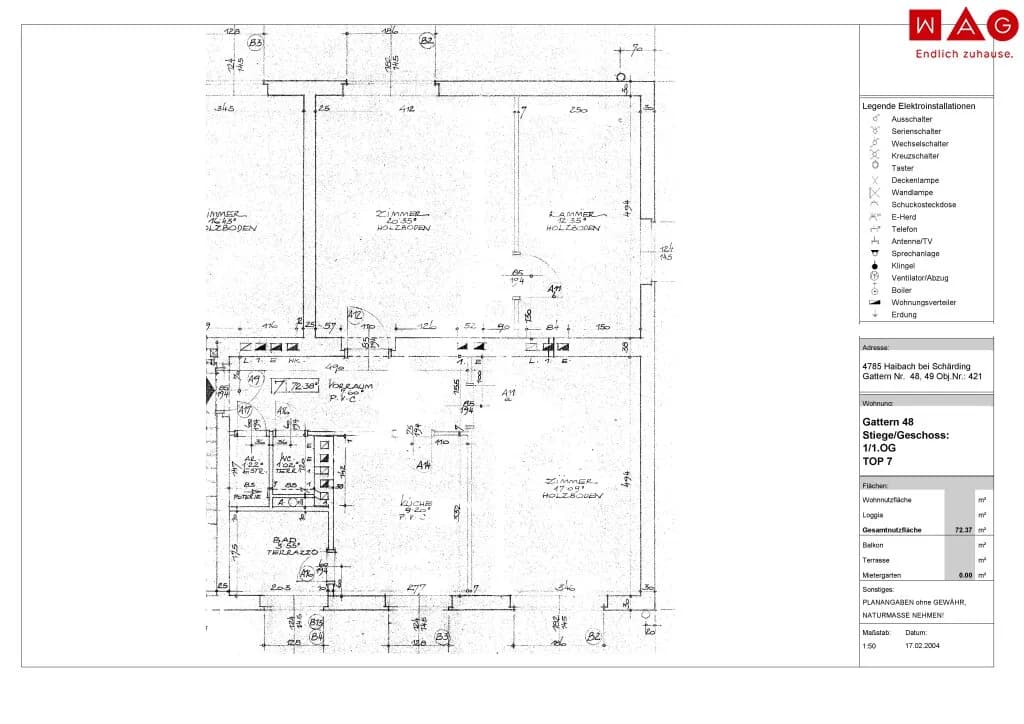 3-Zimmer-Wohnung mieten in Schärding – 72,38 m², € 561 – Bild 8 von 8
