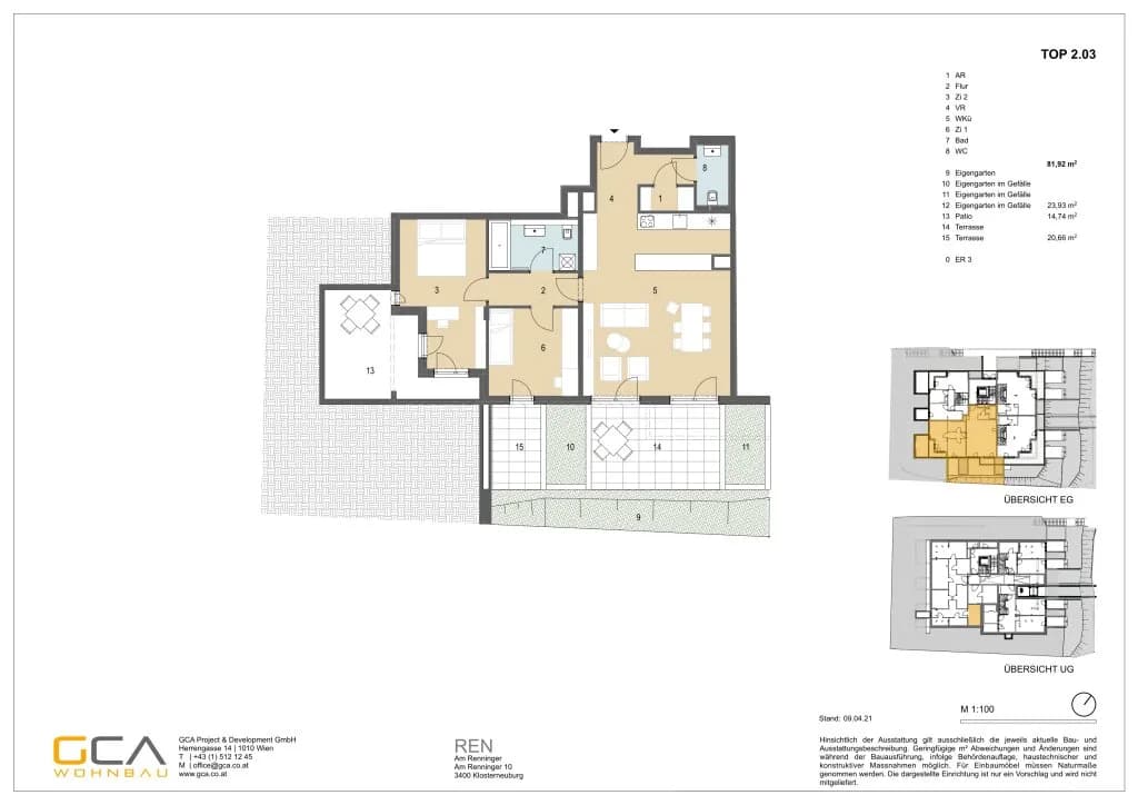 3-Zimmer-Wohnung kaufen in Tulln – 81,92 m², € 570.000 – Bild 17 von 17