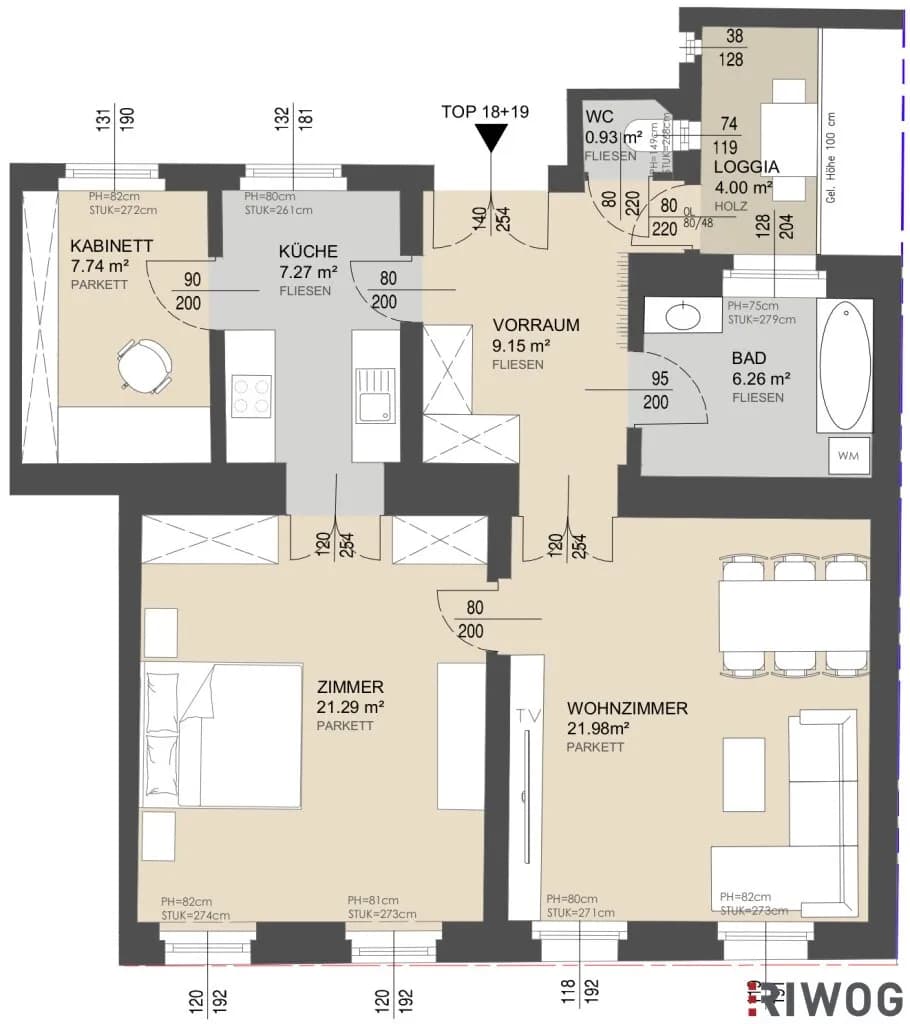 2-Zimmer-Wohnung kaufen in Wien – 74,61 m², € 495.000 – Bild 31 von 32