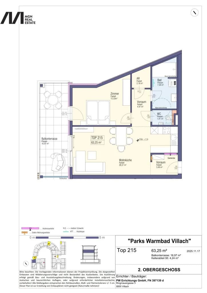 Immobilie kaufen in Villach – 63,25 m², € 365.400 – Bild 9 von 10