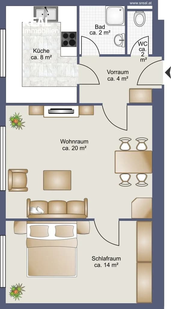 Wohnung kaufen in Wien – 51 m², € 187.775 – Bild 13 von 14