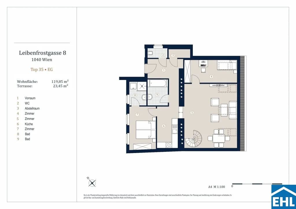 4-Zimmer-Wohnung kaufen in Wien – 119,85 m², € 990.000 – Bild 12 von 13