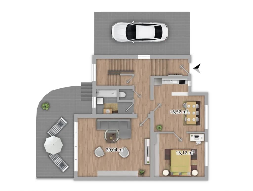 5-Zimmer-Haus kaufen in Korneuburg – 122,84 m², € 398.000 – Bild 24 von 26