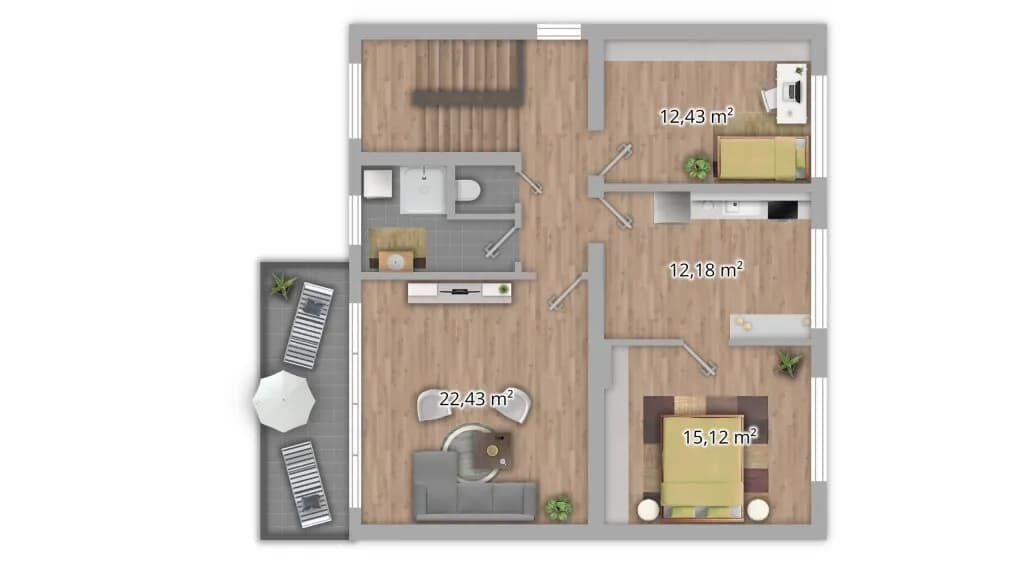 5-Zimmer-Haus kaufen in Korneuburg – 122,84 m², € 398.000 – Bild 25 von 26