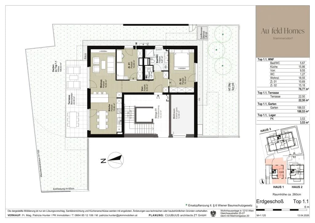 3-Zimmer-Wohnung kaufen in Wien – 75 m², € 705.000 – Bild 8 von 8