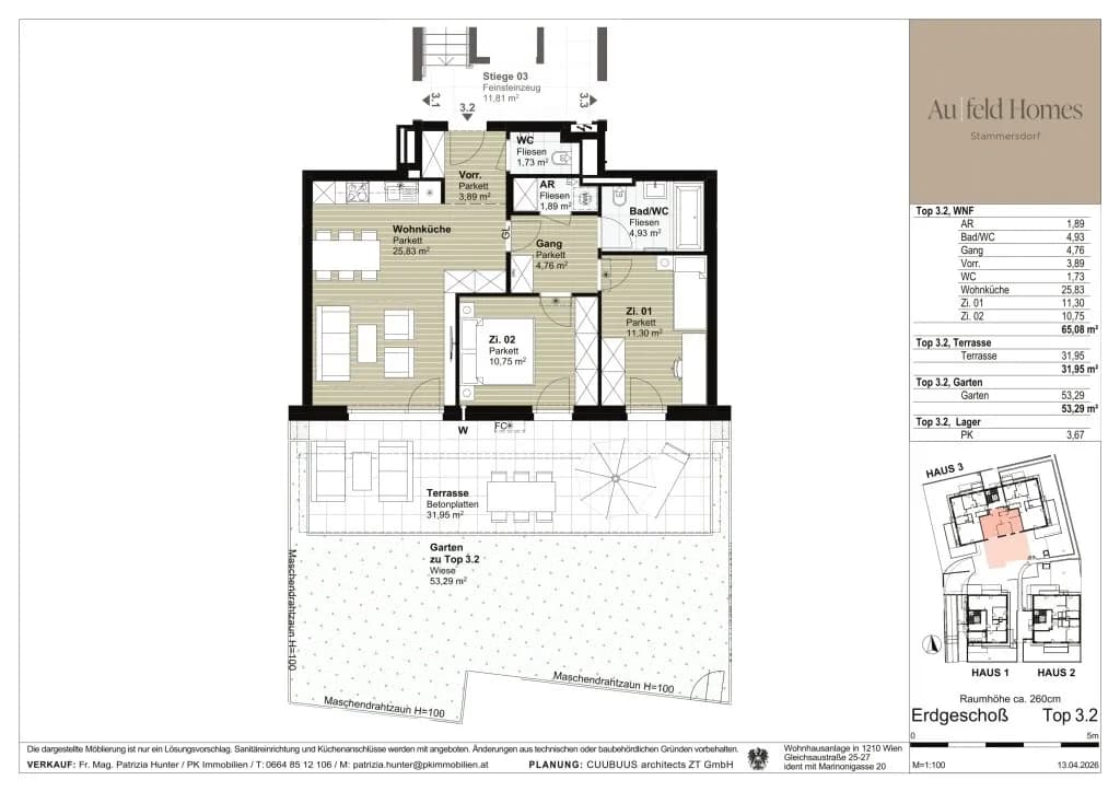 3-Zimmer-Wohnung kaufen in Wien – 65 m², € 575.000 – Bild 8 von 8