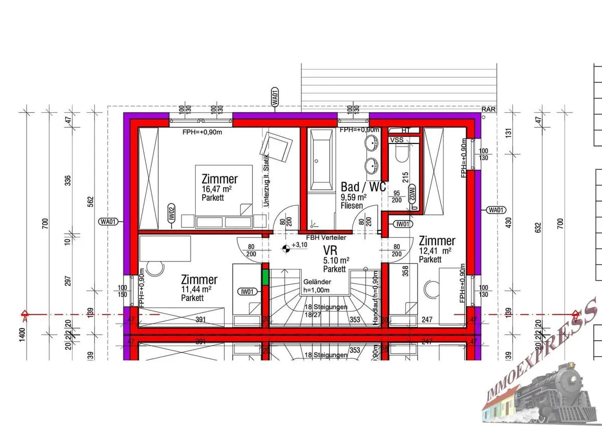 5-Zimmer-Haus kaufen in Sankt Pölten Land – 126,97 m², € 410.000 – Bild 20 von 20