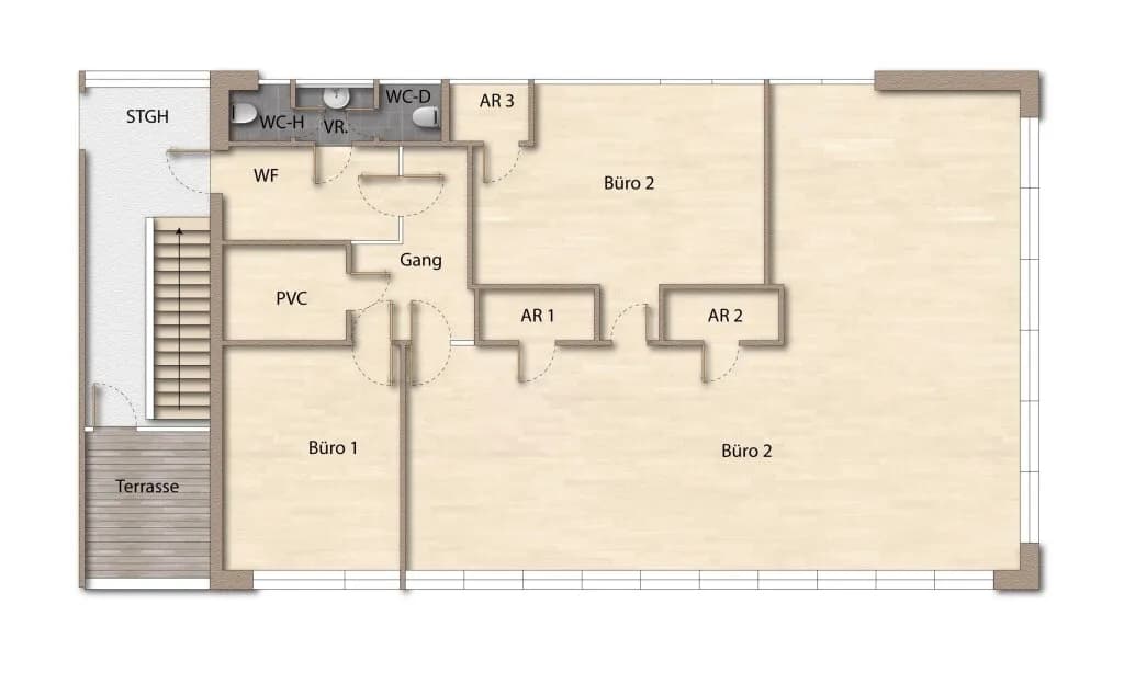 5-Zimmer-Gewerbeimmobilie mieten in Graz-Umgebung – 192 m², € 1.982 – Bild 34 von 35
