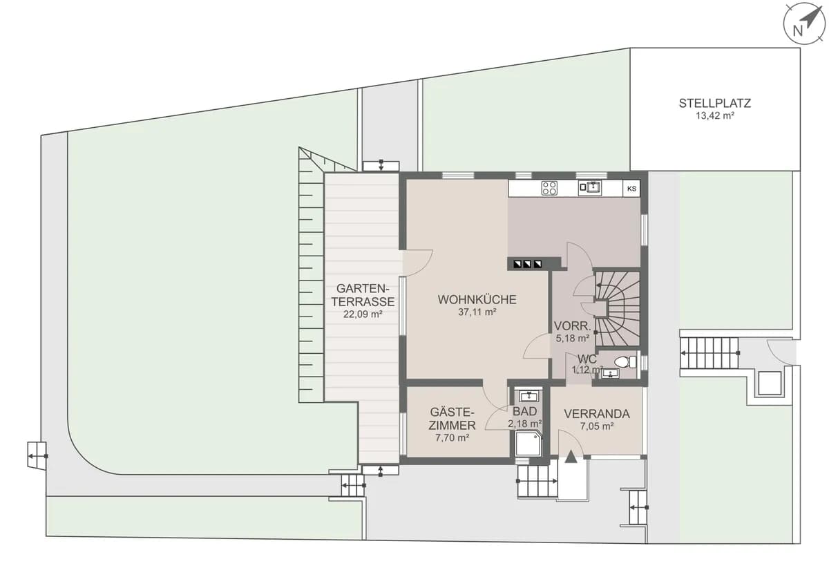 4-Zimmer-Haus mieten in Wien – 145 m², € 2.939 – Bild 10 von 12