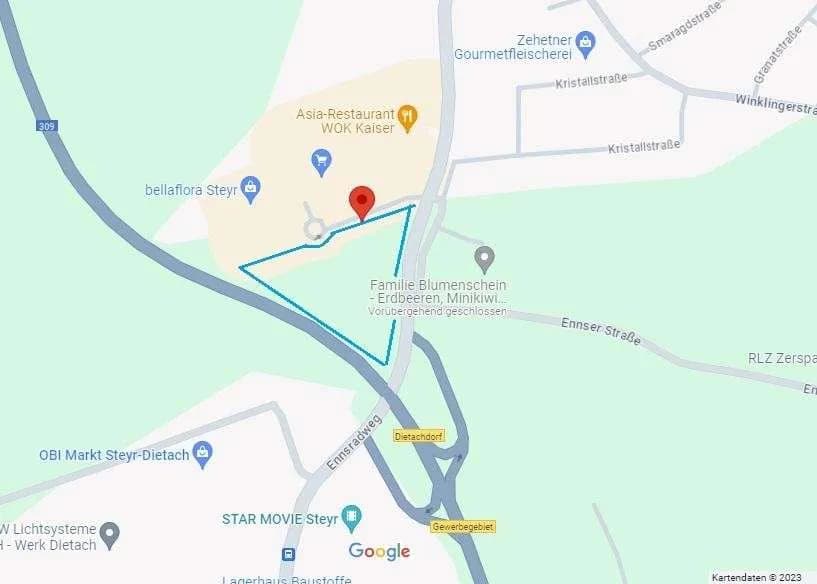 Grundstück mieten in Steyr-Land – 11 259 m² – Bild 3 von 6