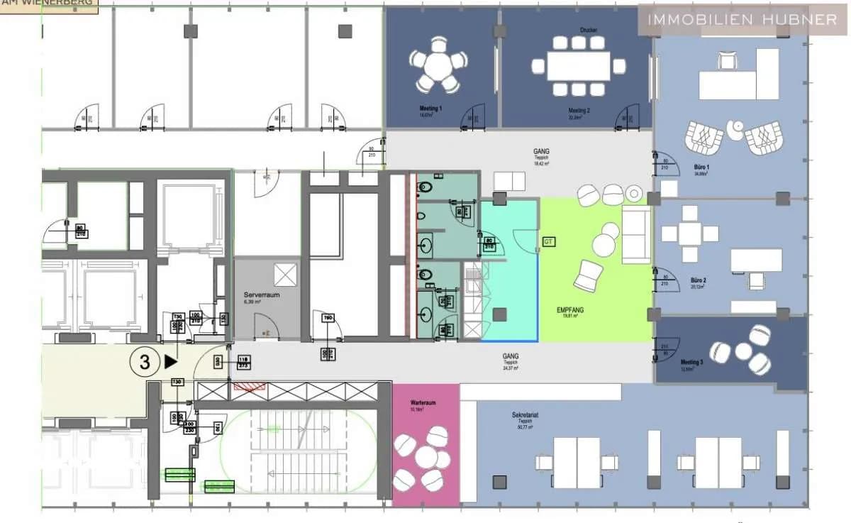 Gewerbeimmobilie mieten in Wien – 222 m², € 4.862 – Bild 13 von 17
