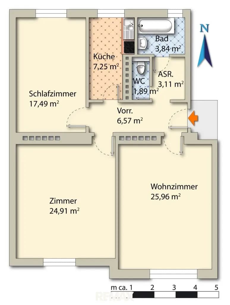 3-Zimmer-Wohnung kaufen in Wien – 91,02 m², € 230.000 – Bild 14 von 15