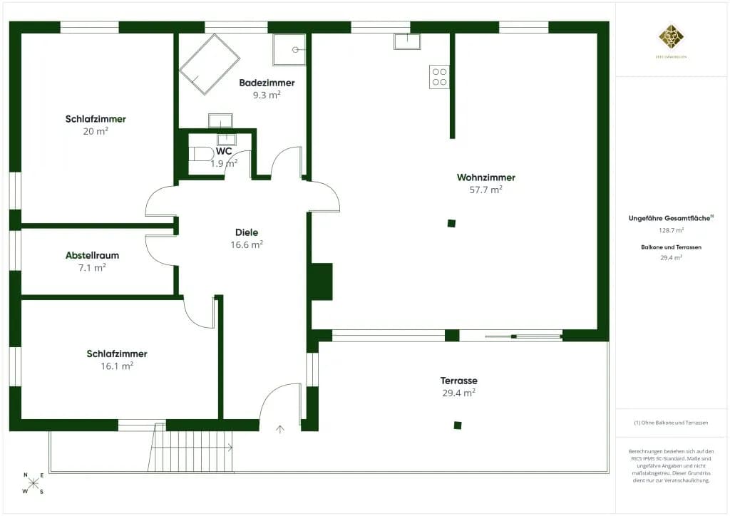 3-Zimmer-Wohnung mieten in Kufstein – 128,7 m², € 1.676 – Bild 8 von 8