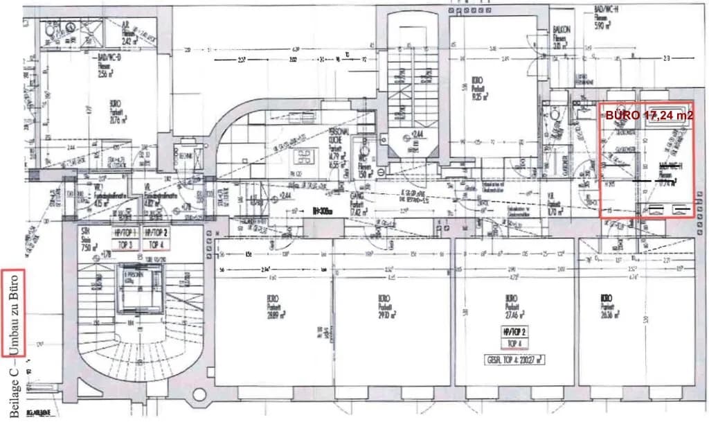 6-Zimmer-Gewerbeimmobilie mieten in Wien – 231 m², € 3.996 – Bild 20 von 20