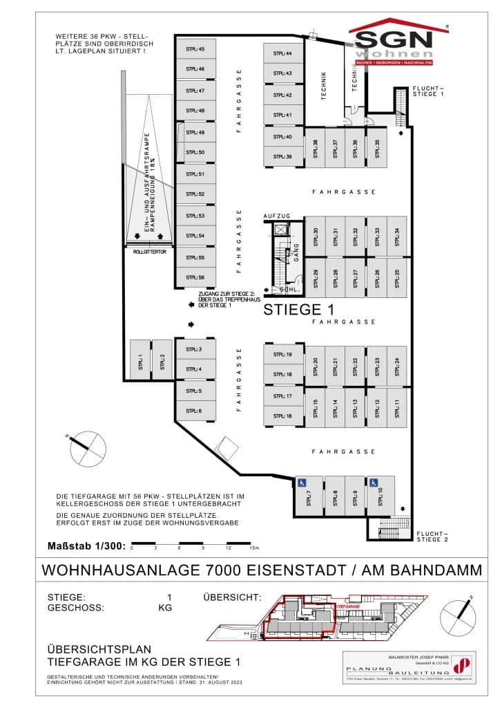 3-Zimmer-Wohnung mieten in Eisenstadt – 74,87 m², € 1.085 – Bild 23 von 24