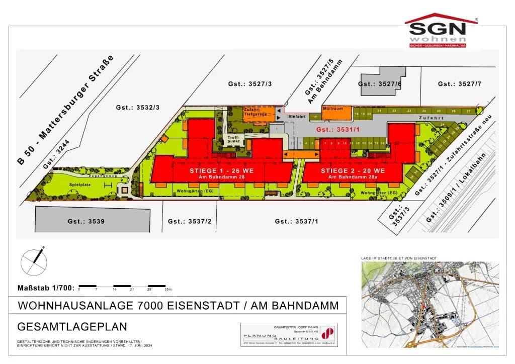 3-Zimmer-Wohnung mieten in Eisenstadt – 74,87 m², € 1.085 – Bild 24 von 24