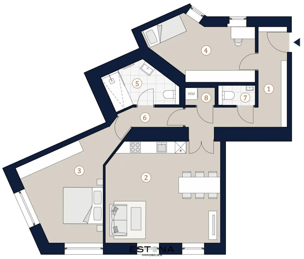 3-Zimmer-Wohnung kaufen in Wien – 84,8 m², € 710.000 – Bild 12 von 12
