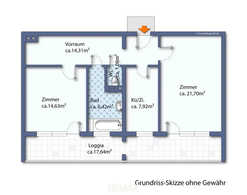 3-Zimmer-Wohnung kaufen in Mödling – 66,06 m², € 269.000 – Bild 15 von 28
