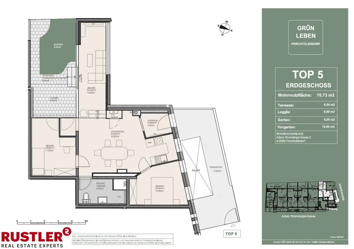 3-Zimmer-Wohnung kaufen in Mödling – 70,73 m², € 399.000 – Bild 6 von 7