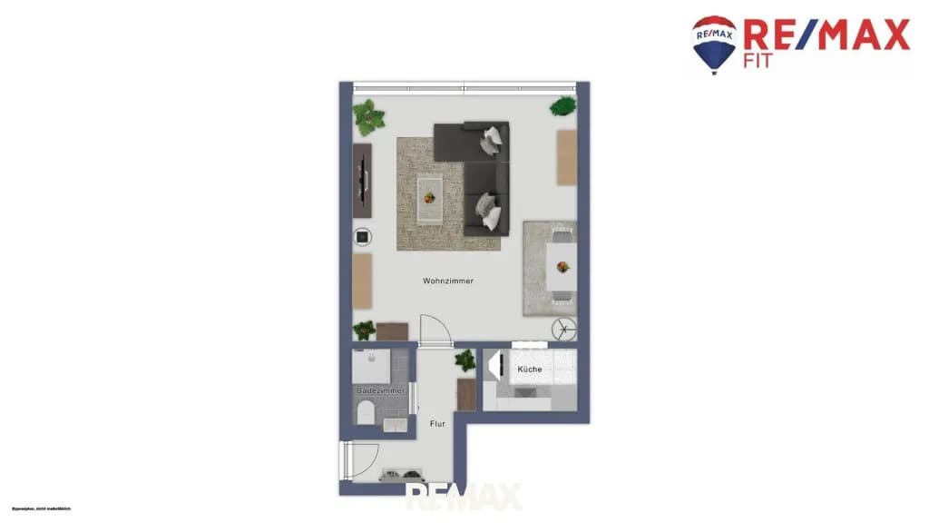 Wohnung mieten in Grieskirchen – 39 m², € 602 – Bild 4 von 4