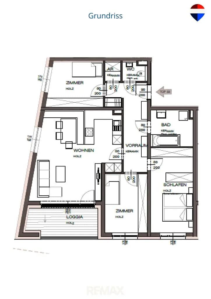 4-Zimmer-Wohnung kaufen in Vöcklabruck – 86,38 m², € 445.484 – Bild 4 von 4