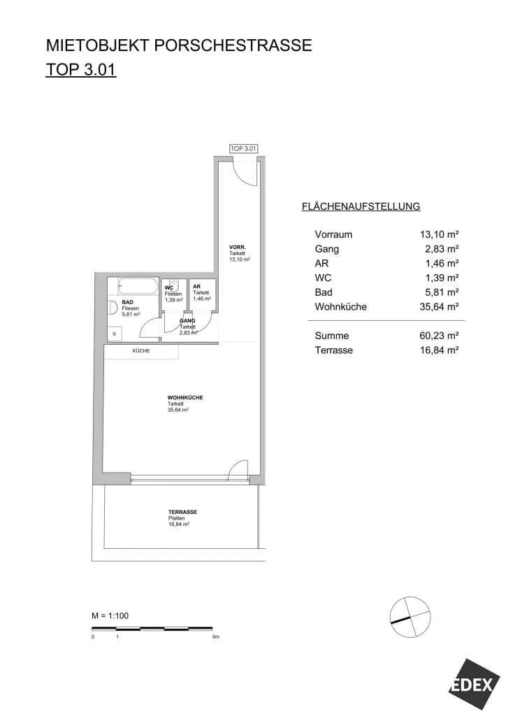3-Zimmer-Gewerbeimmobilie mieten in Wien – 144 m², € 2.802 – Bild 11 von 13