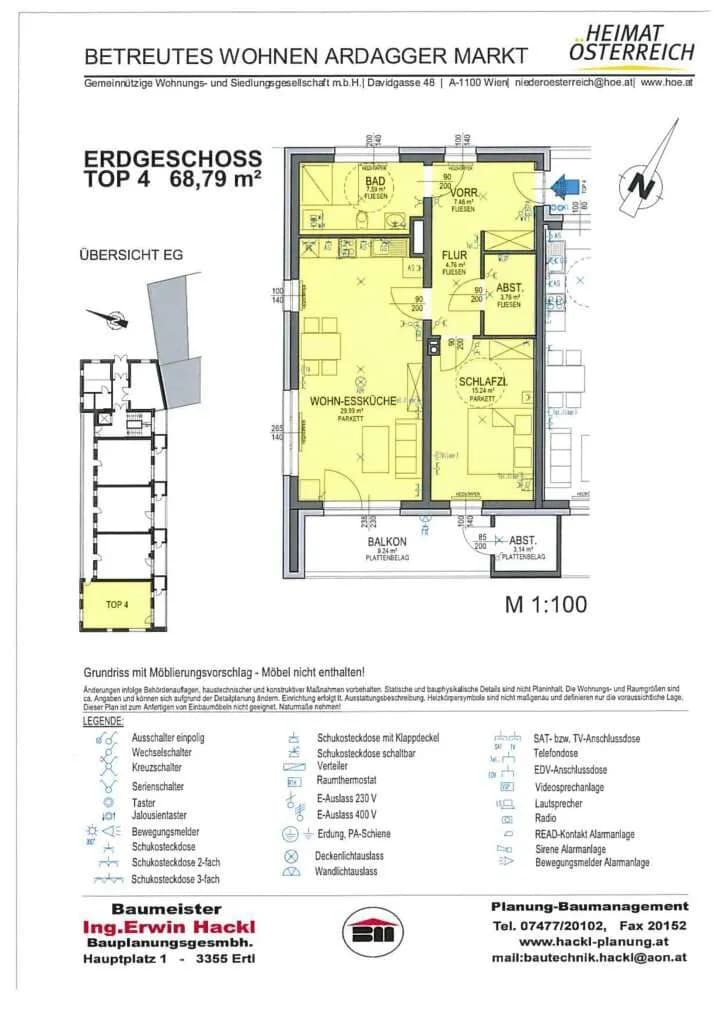 2-Zimmer-Wohnung mieten in Amstetten – 68,99 m², € 943 – Bild 16 von 16