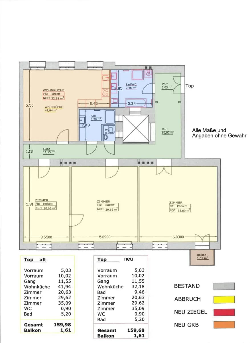 4-Zimmer-Wohnung mieten in Wien – 159,68 m², € 3.552 – Bild 18 von 18