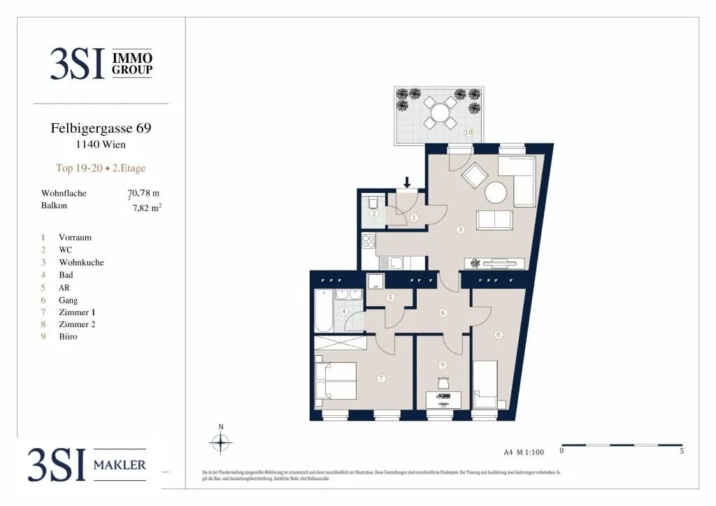 4-Zimmer-Wohnung kaufen in Wien – 70,78 m², € 439.000 – Bild 28 von 28