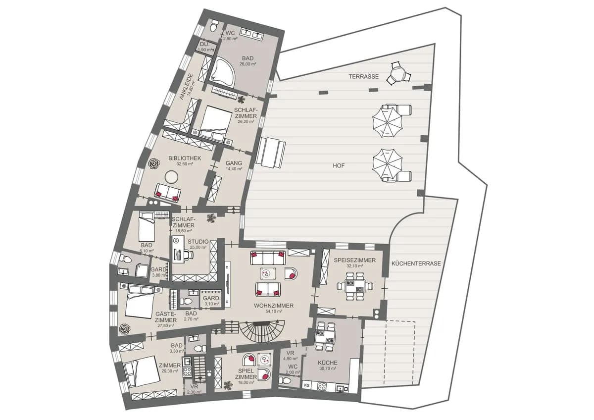 12-Zimmer-Haus kaufen in Tulln – 680 m², € 2.680.000 – Bild 14 von 14
