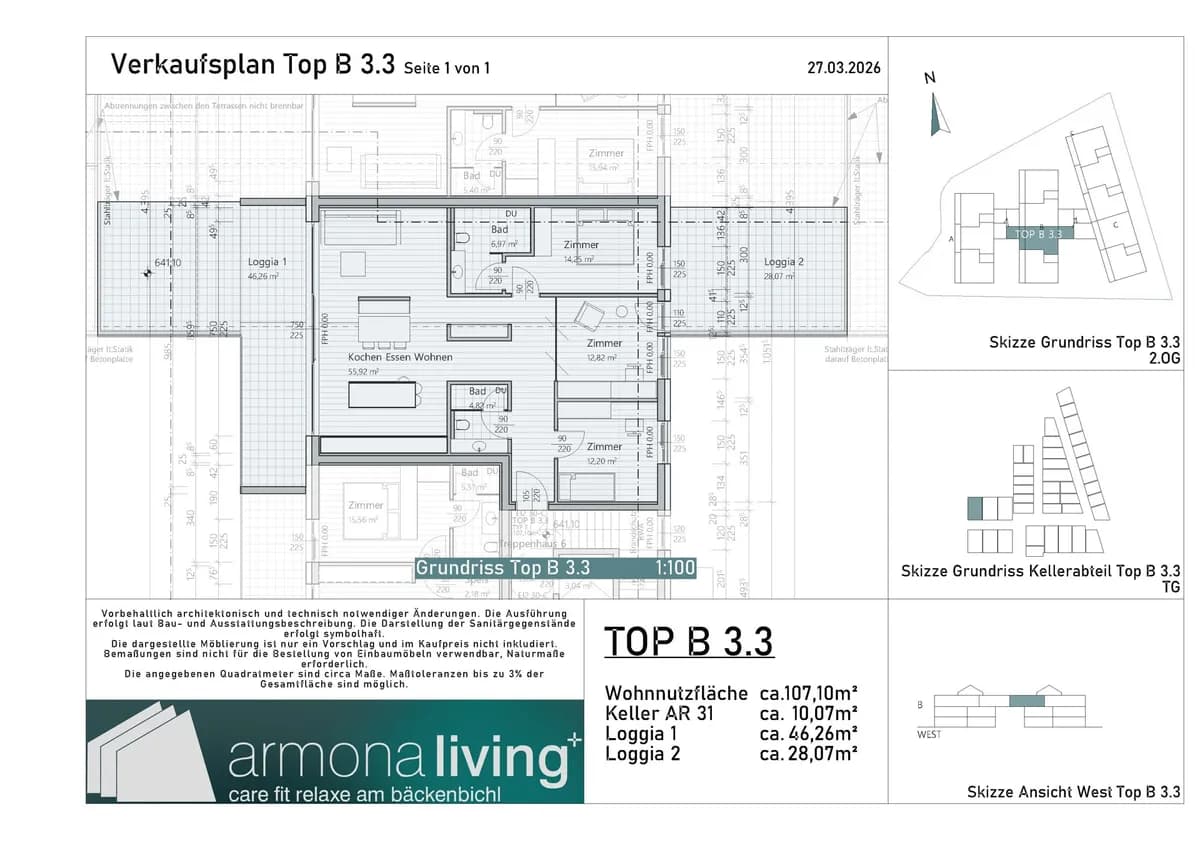 3-Zimmer-Wohnung kaufen in Kufstein – 107,1 m², € 1.290.100 – Bild 13 von 14